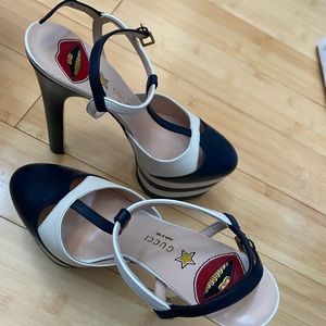 Authentic Gucci platform heels never worn